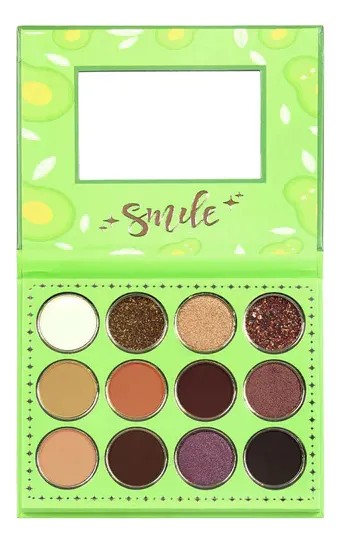 Sombras True Lover Avocado 12 Colores En Polvo
